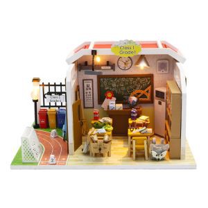 Casa de păpuși DIY în miniatură din clasă