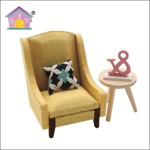 Scaun din mobilier mobilier în miniatură