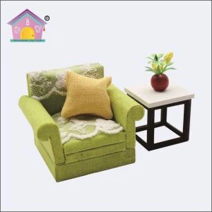 Mobilier pentru casă de păpuși cu canapea single