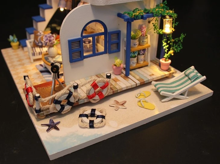 Hongda New 2023 Products Miniaturas Casa De Muecas Role Play Kitchen Play Set Toy Kids Cooking Food Blocks & Model Building Toys
