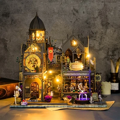 New Arrival: Huoluo Castle DIY Wooden Dollhouse